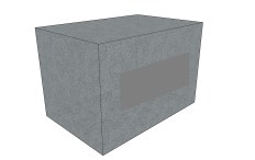 Betonový blok AB5R 1200x800x800 mm